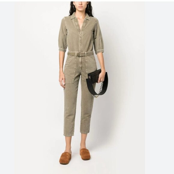 ba&sh Olive Jumpsuit - Picture 1 of 12